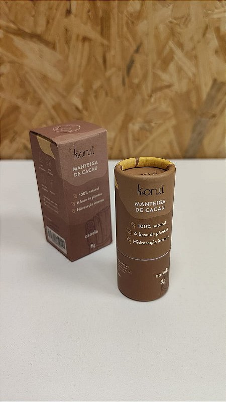 Manteiga de cacau Balm labial hidratante - Canela