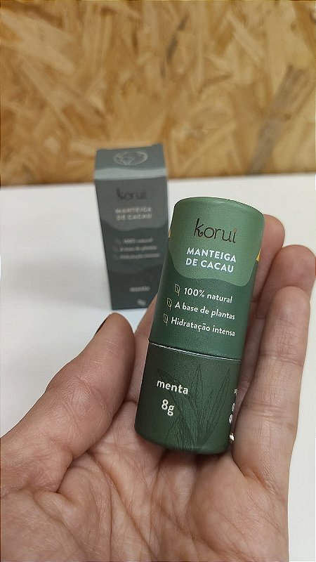 KORUI - Manteiga de Cacau Balm Labial Hidratante - Menta
