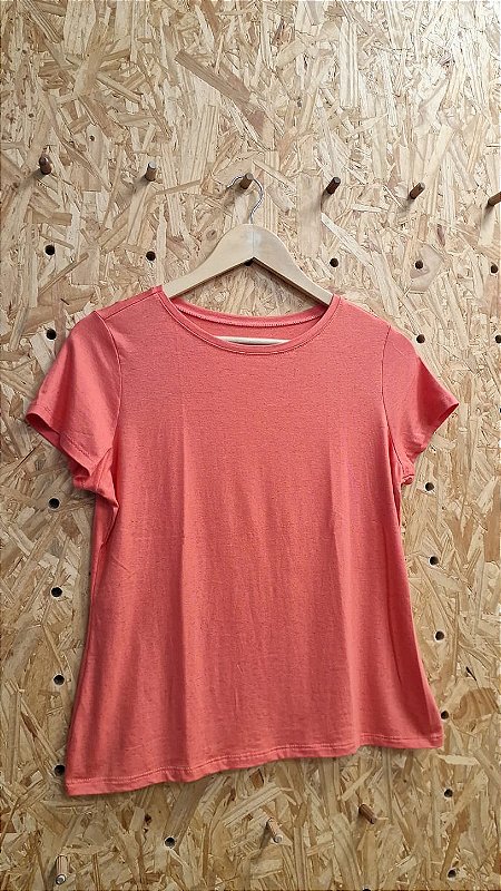 Blusa Básica Coral Feminina M