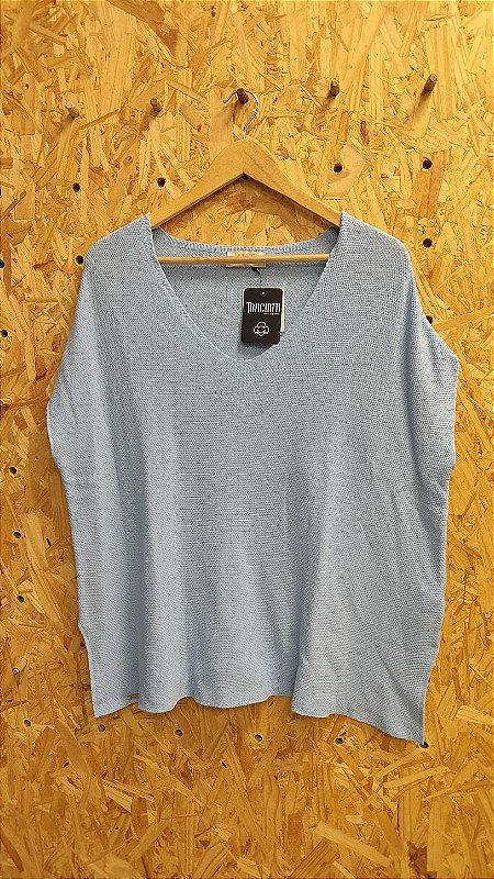 Blusa Ampla Azul Tamanho Único TRACIATTI
