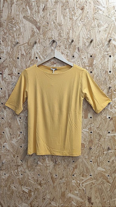 ANEFRAN Blusa Office Manga 3/4 Gola Reta