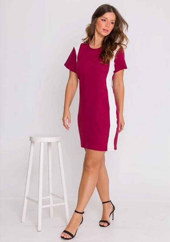 Vestido Outside com Faixa lateral