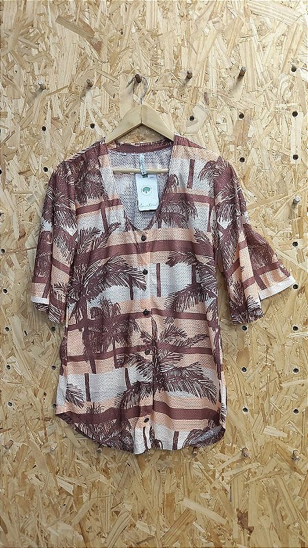 ENERGIA NATURAL - Chemise Curta Estampada