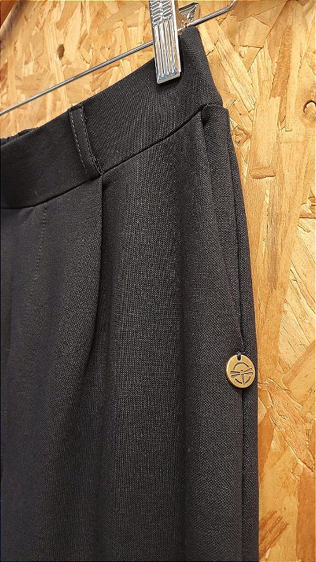 NAJÔ - Calça Marbella Alfaiataria - Preta