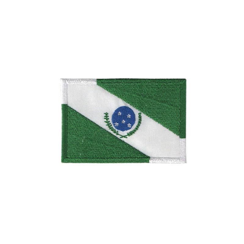 PATCH BORDADO BANDEIRA BRASIL _ NEGATIVA - 1.341127 - Atacado Aventura