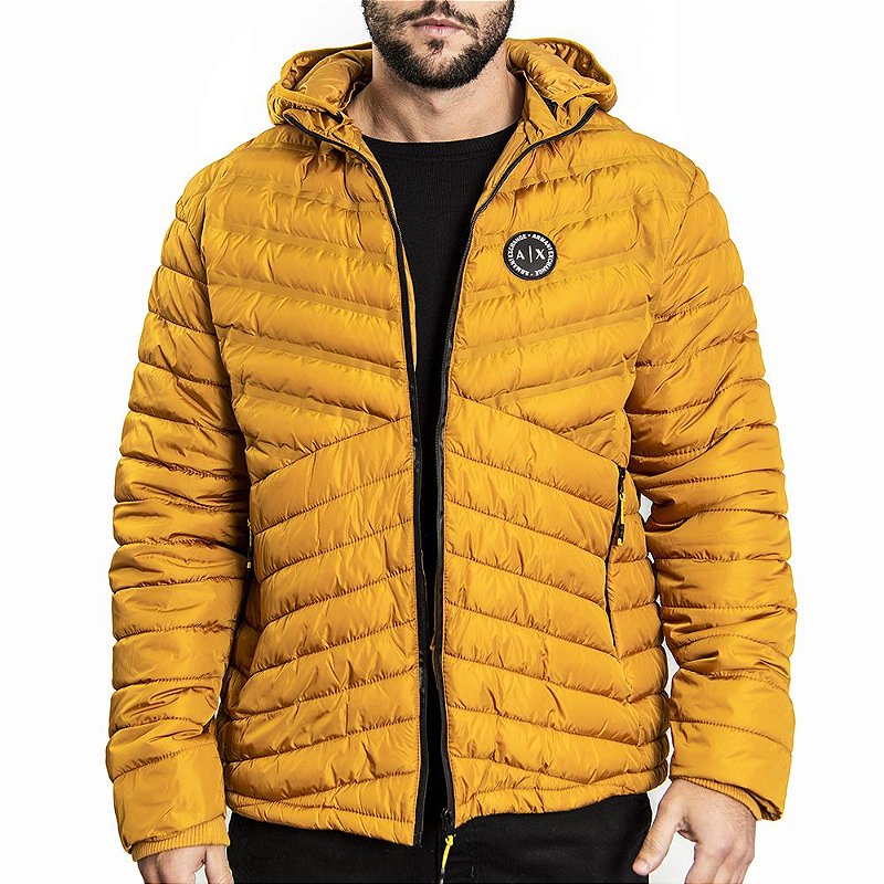 jaqueta jeans mostarda