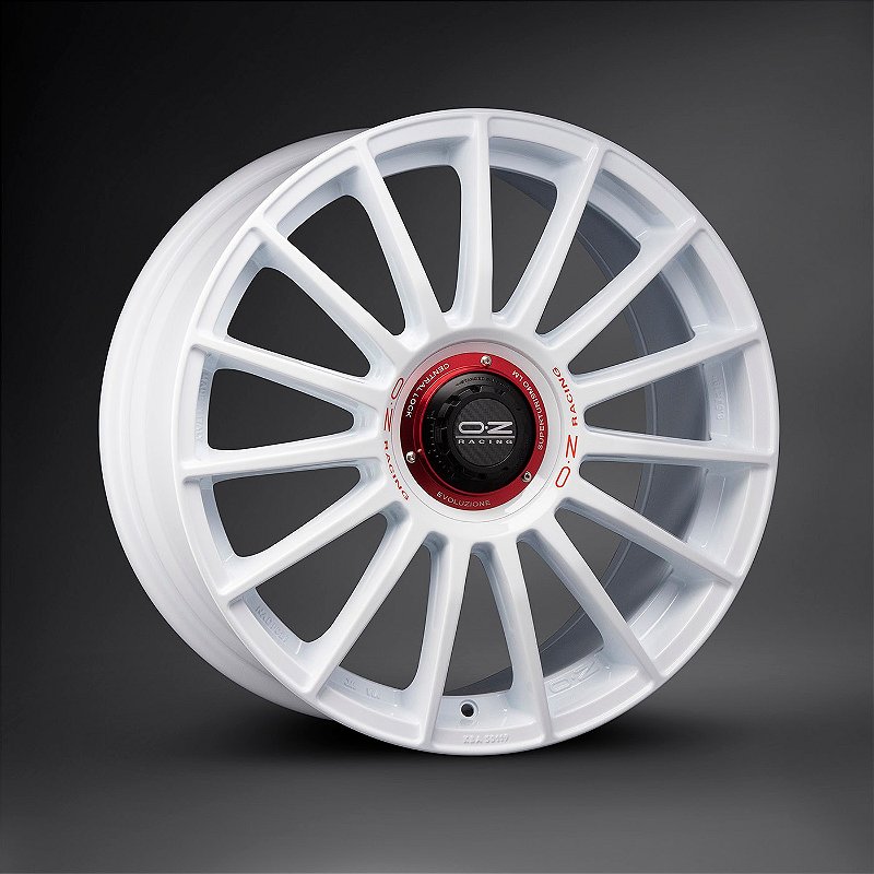 Oz.racing ！18インチ！PCD112 Jogo de Rodas OZ Racing Superturismo Evoluzione Race White Aro