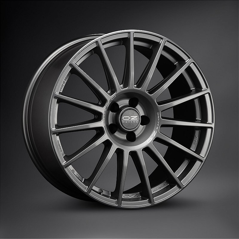 ozcogwheel① Jogo de Rodas OZ Racing Superturismo Dakar Matt Graphite Aro 20x10