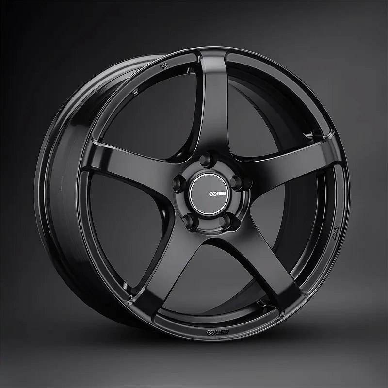 Jogo de Rodas Enkei Kojin Matte Black Aro 17x8 5x112 ET45