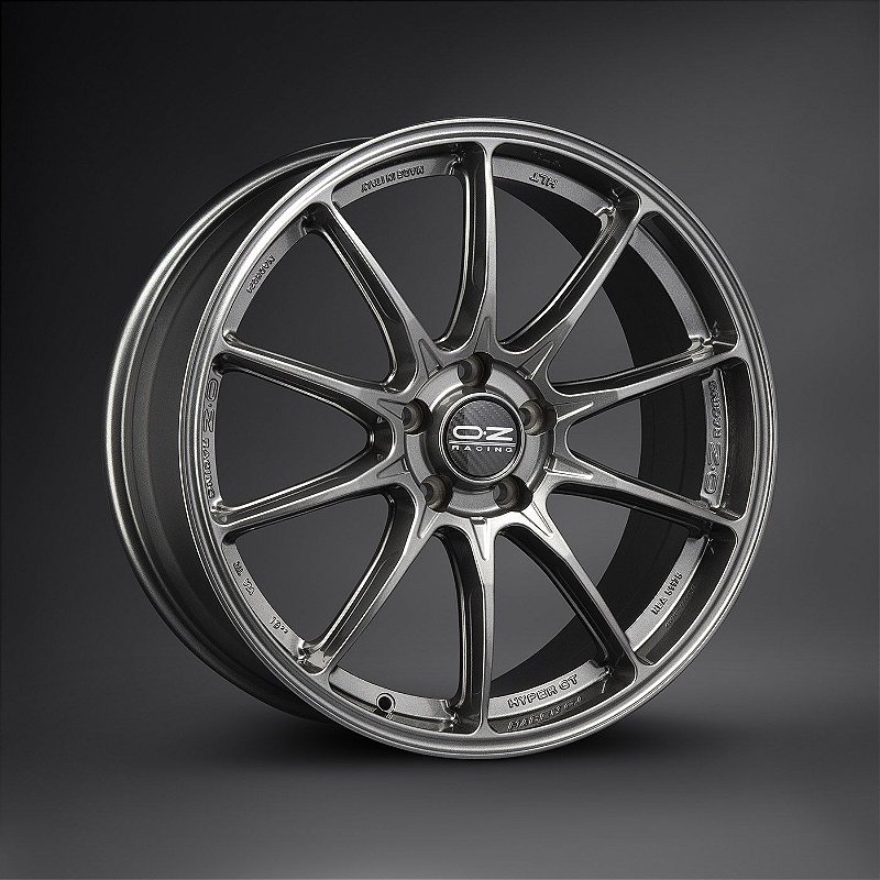 Jogo de Rodas OZ Racing Hyper GT HLT Star Graphite Aro 19x8,5