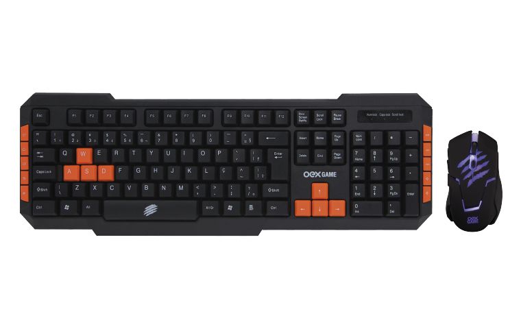 Teclado & Mouse Gamer Combo Brave Oex Tm-303 nas  (7898587270151)