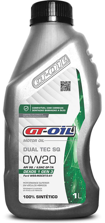 GT OIL DUAL TEC ECO - SQ 0W20 - SINTÉTICO - DEXOS 1 - GEN3 - All Shine