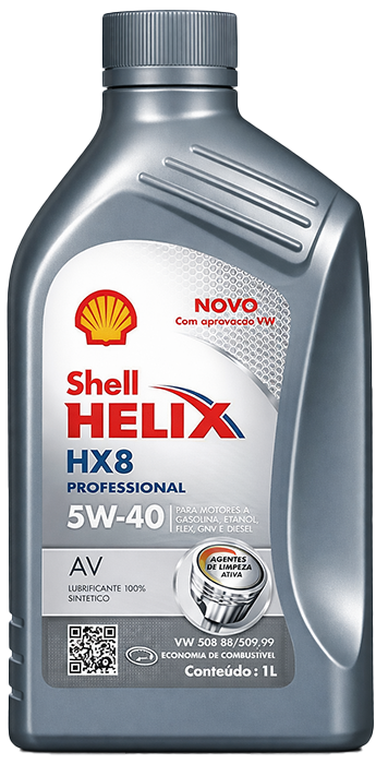 SHELL HELIX HX8 PROFESSIONAL AV - SN 5W40 - SINTÉTICO - ( 12 X 1
