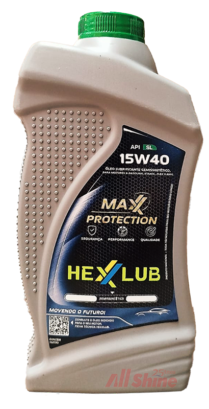 HEXXLUB - HEXX MAX PROTECTION SL 15W40 - SEMI SINTÉTICO ( 24 X 1