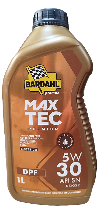 Bardahl Maxtec SN 5W30 - Sintético - Diesel Leve com DPF / Dexos 2 ...