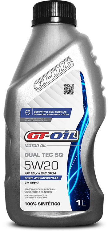 GT OIL DUAL TEC SQ 5W20 ILSAC GF7A - SINTÉTICO - ( 12 X 1 LITRO