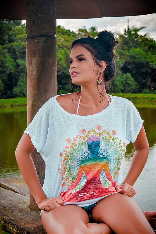 Camiseta Yoga Colors - T-shirt - Quântico Shop