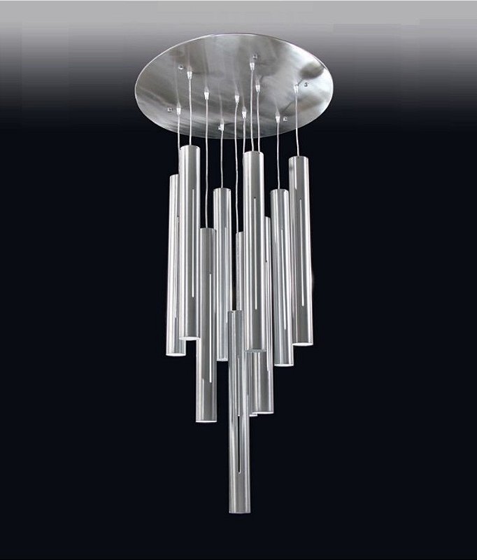 Plafon Old Artisan 10 Tubo Canal Contemporâneo Met / Oportunidade