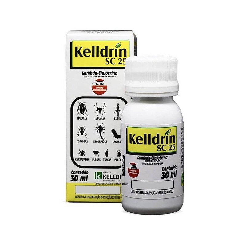 Inseticida SC25 30mL - Kelldrin - Agrocampo Giordani: Produtos Veterinários e Agropecuários
