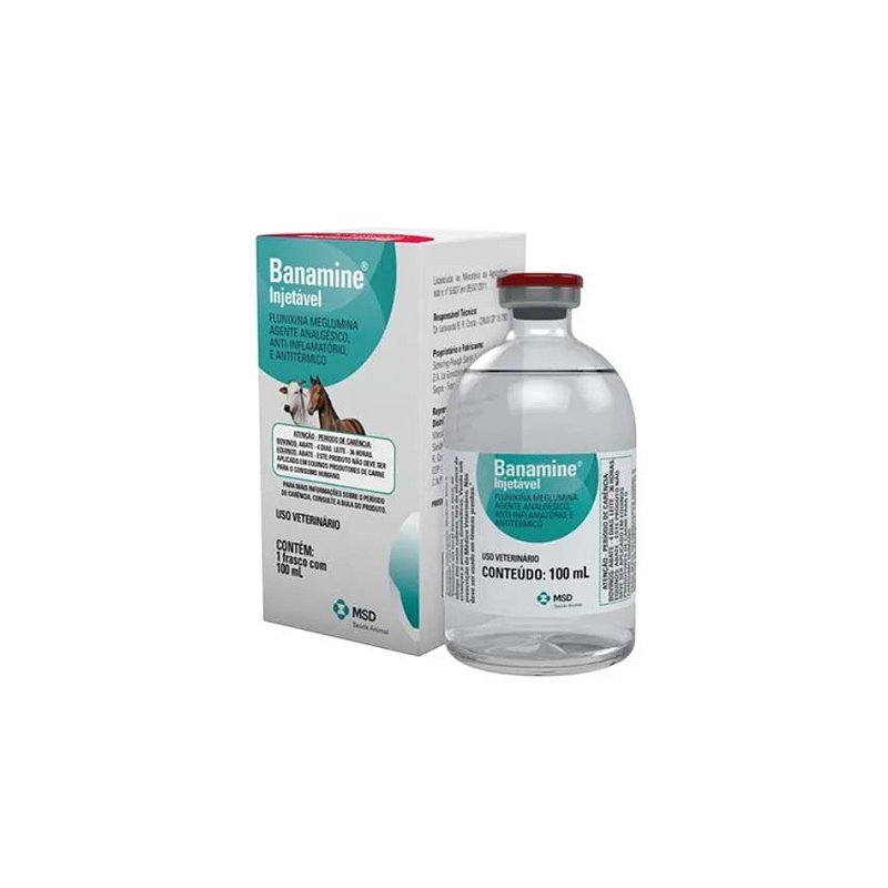 Burnamine Banamine Injetável 100mL - MSD - Agrocampo Giordani: Produtos ...