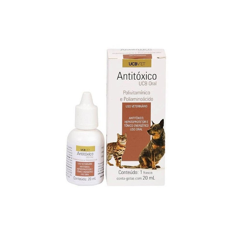 Antitoxico Oral 20mL - Ucb - Agrocampo Giordani: Produtos