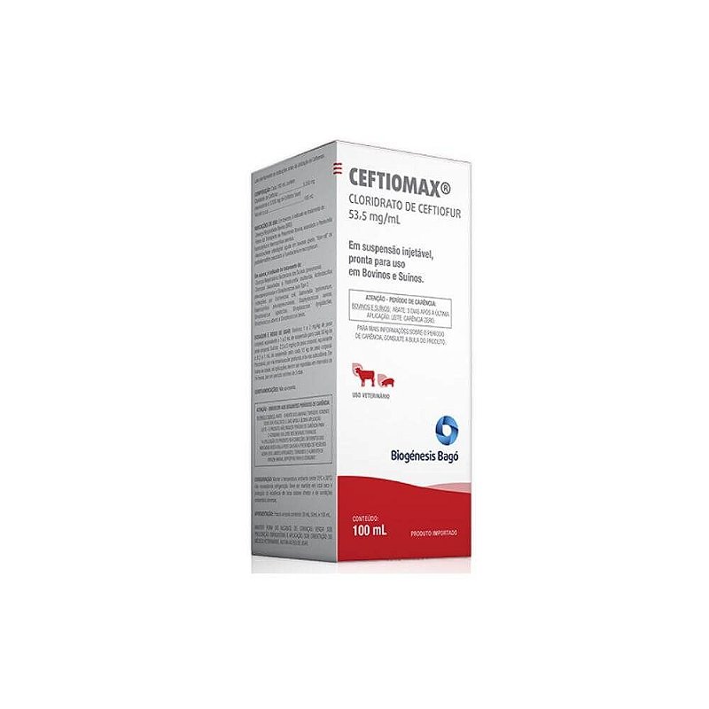 Ceftiomax 100mL - Biogenesis Bago - Agrocampo Giordani: Produtos ...