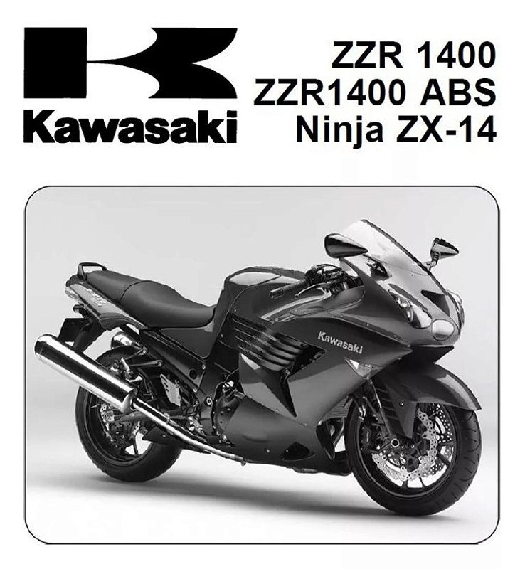 Manual De Serviço Da Kawasaki Ninja ZX-14 ZX14 2006 - Mecanicando