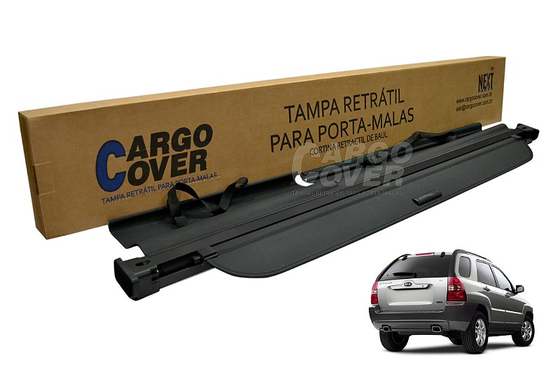 Tampa Retrátil de porta-malas Kia Sportage até 2010 - Cargo Cover - Tampas  Retráteis para porta-malas.