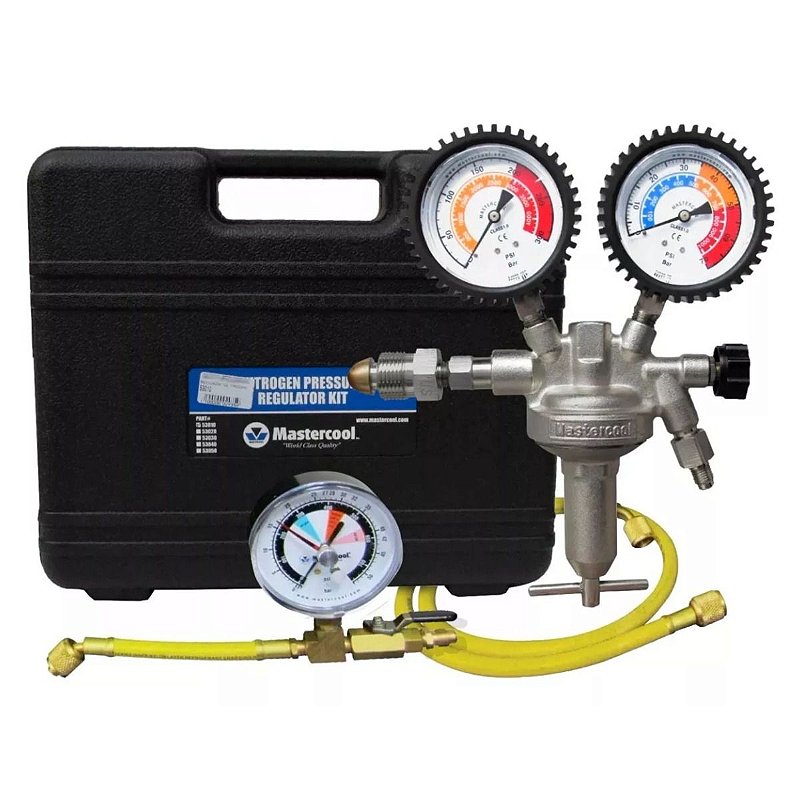 Kit De Regulador De Pressão De Nitrogenio Mastercool 53010 GF Tools