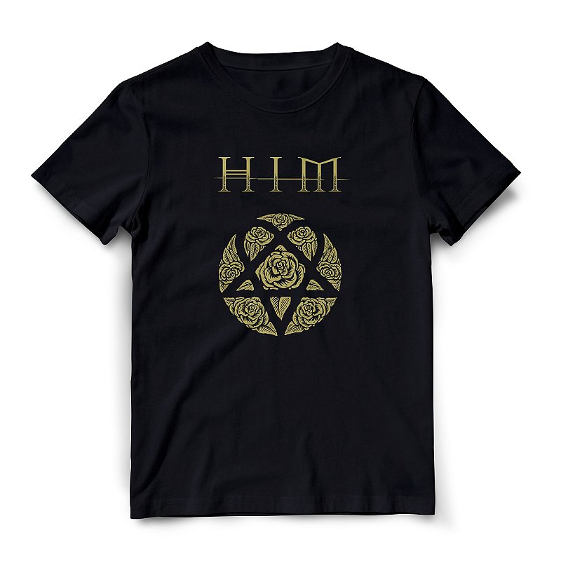 Camiseta HIM - Banda - Rock - Camisa - Loja FETH - Camisetas e Croppeds com  estilo, diretas e minimalistas