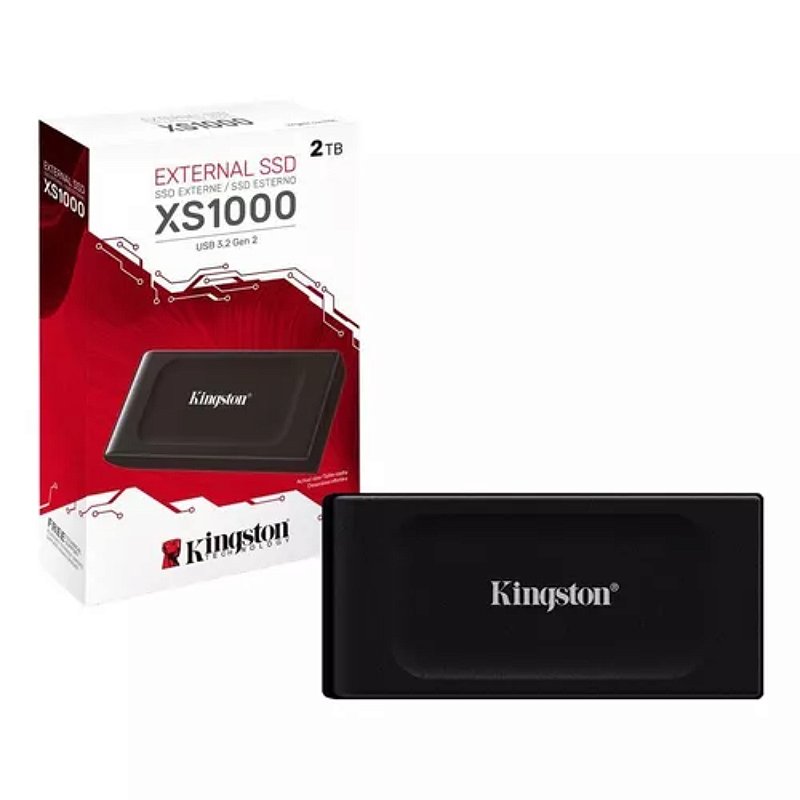 Kinston XS1000 外付けSSD 2TB(X3台) SSD Externo Kingston Portátil de 2TB USB 3.2 SXS1000/2000G