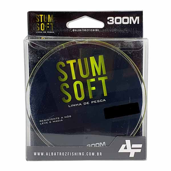 Stum Linha Albatroz Stum Soft 300m 0.25mm - PAPASIRI