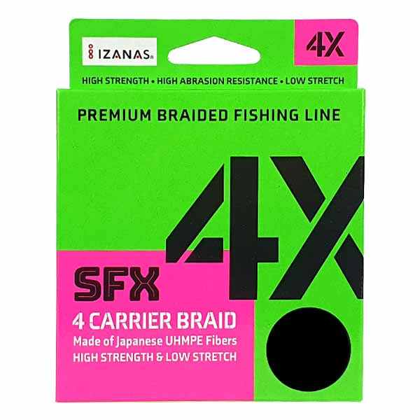 The Sufix SFX series is a range of premium braided fishing line