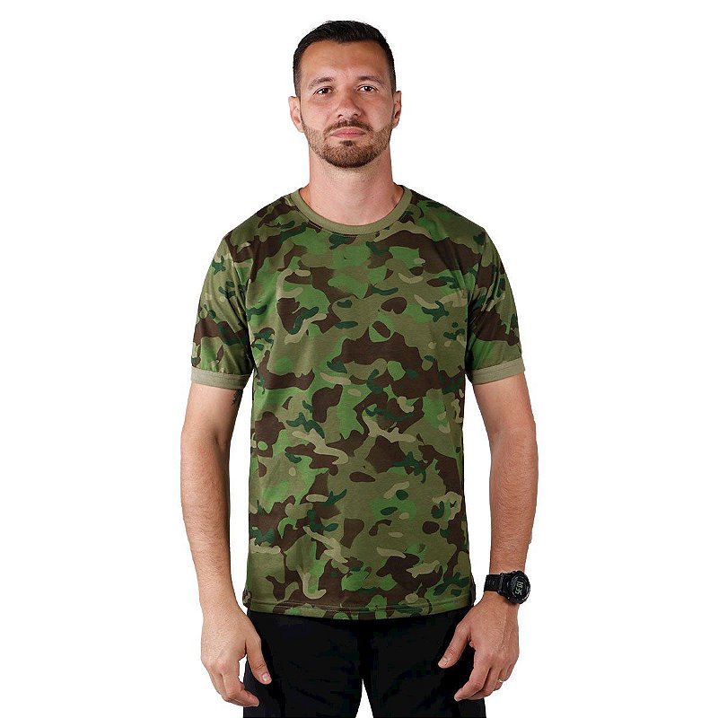 Camiseta Masculina Soldier Camuflada Tropic Bélica - Shop Militar ...