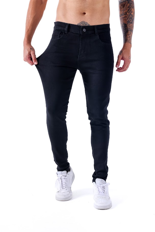 KS CASUAL & SPORT Calça Jeans Super Skinny Onix IV Super
