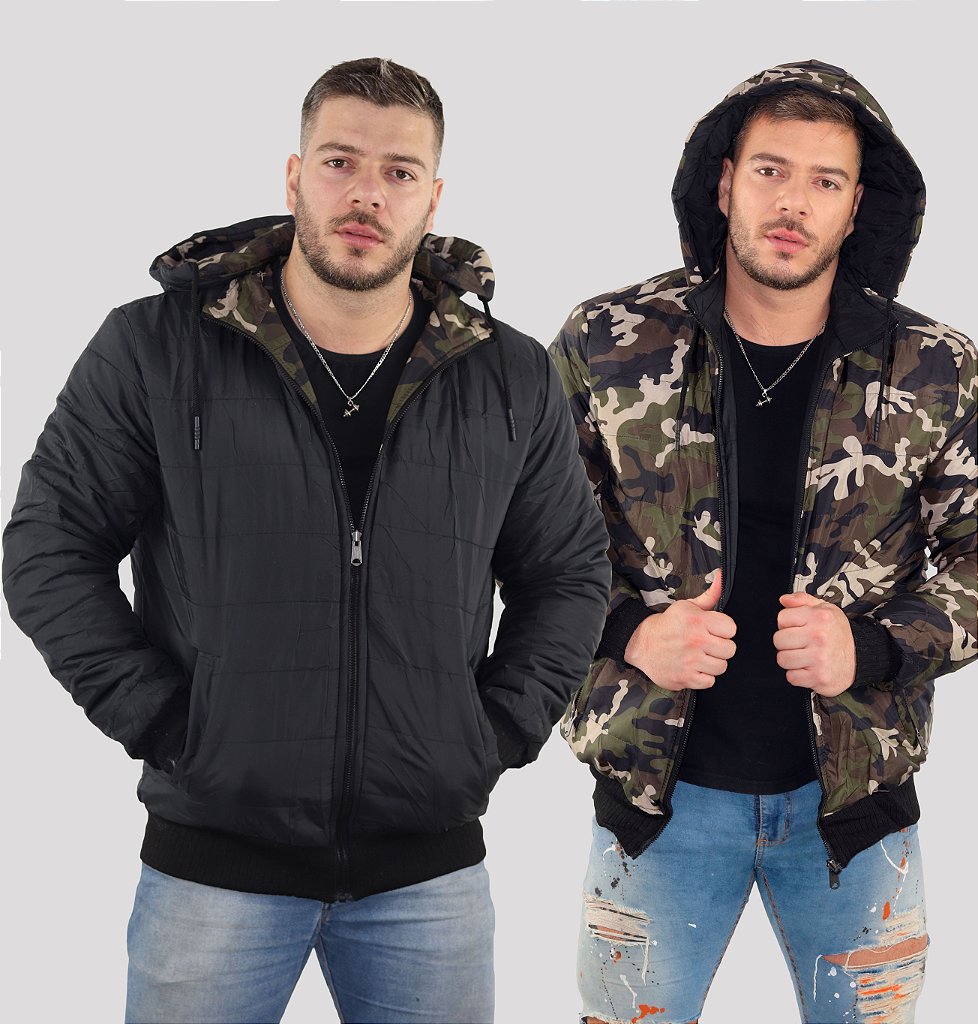 casaco puffer masculino