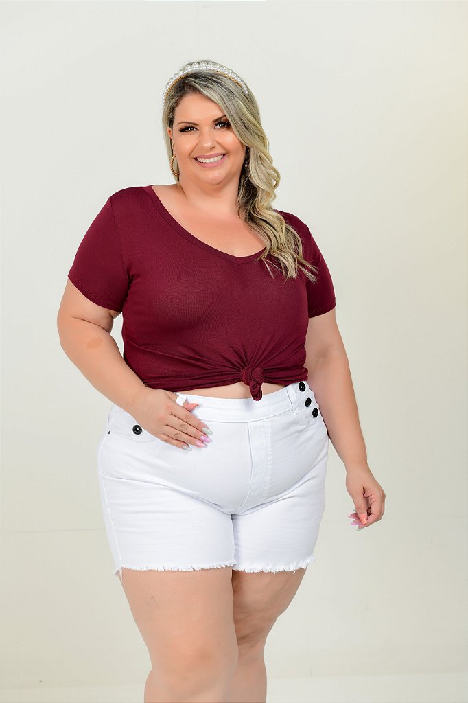 T shirt podrinha plus size Clearance