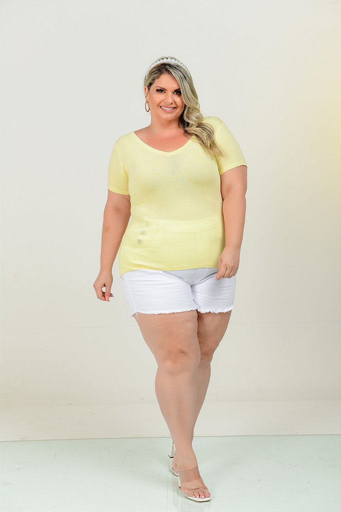 T shirt podrinha plus size Clearance