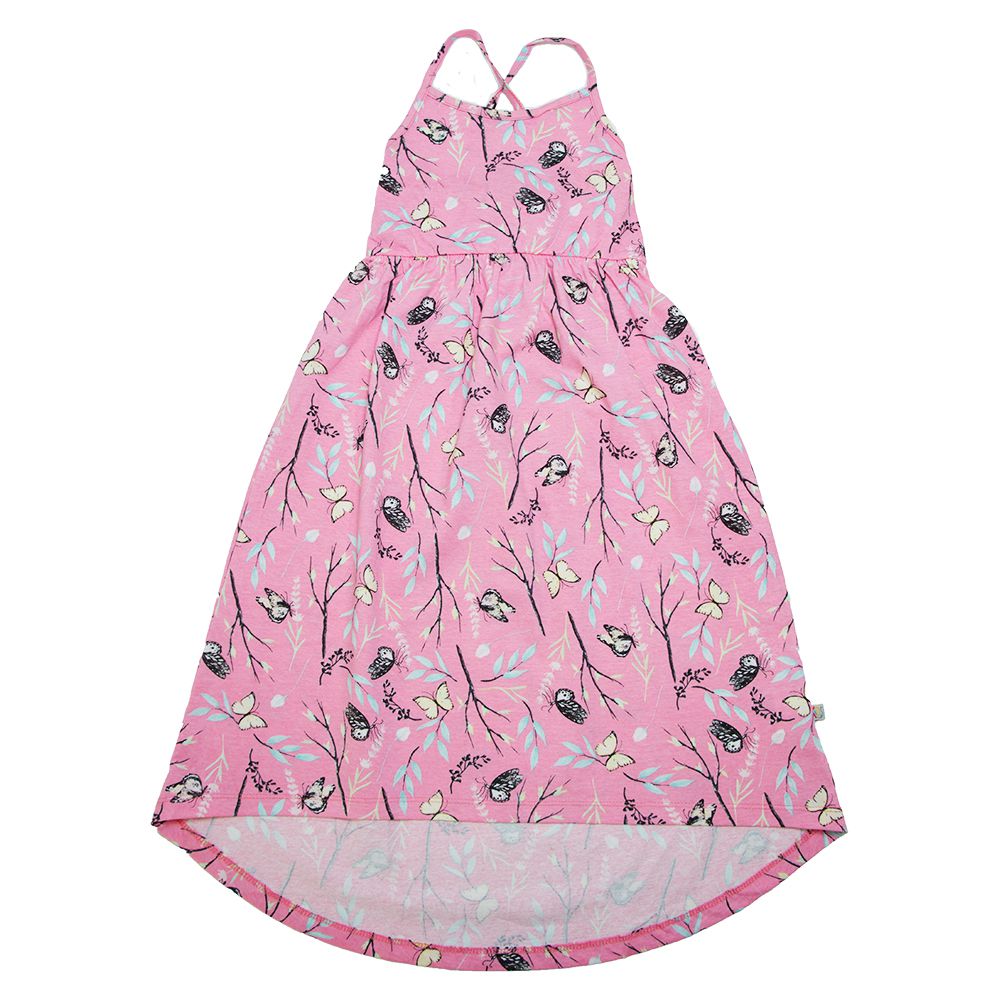 vestido infantil longo estampado