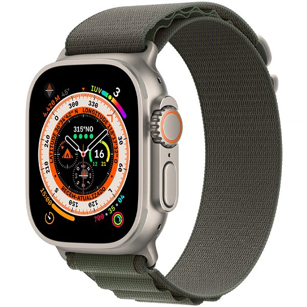 Apple Watch Ultra 49 mm GPS + Celular - Titanium / Green Alpine