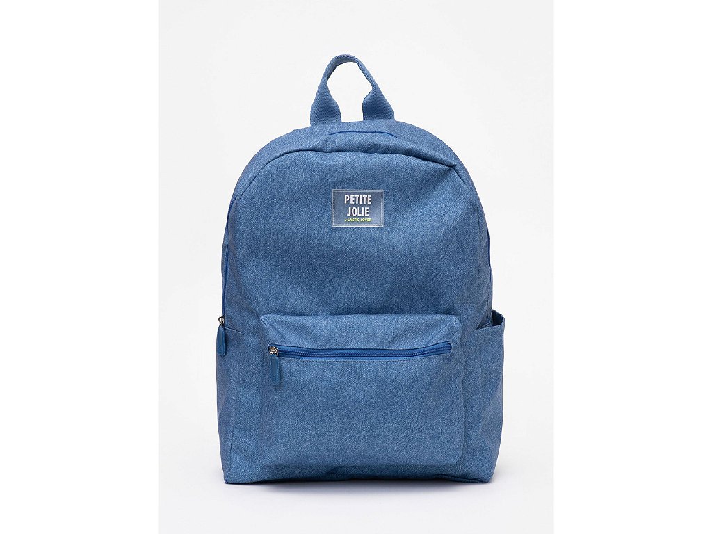 Mochila Teen Petite Jolie PJ11055II Jeans - Empório Shoes