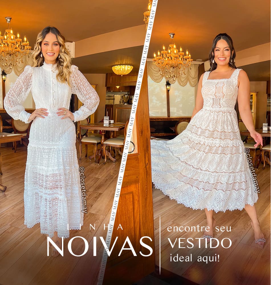 Vestidos de festa e casamento civil