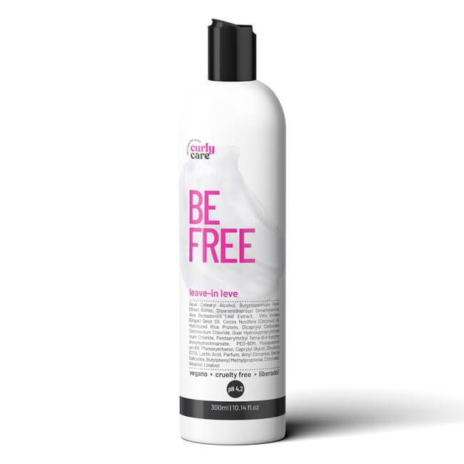 Be Free Leave-in Leve 300mL - Curly Care - Dermabox - No Poo e Low