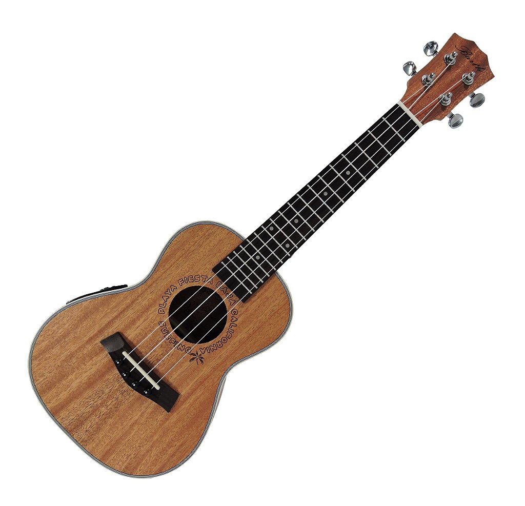 Ukulele Concert Barth Guitars Eletro Acústico Natural - NewSons
