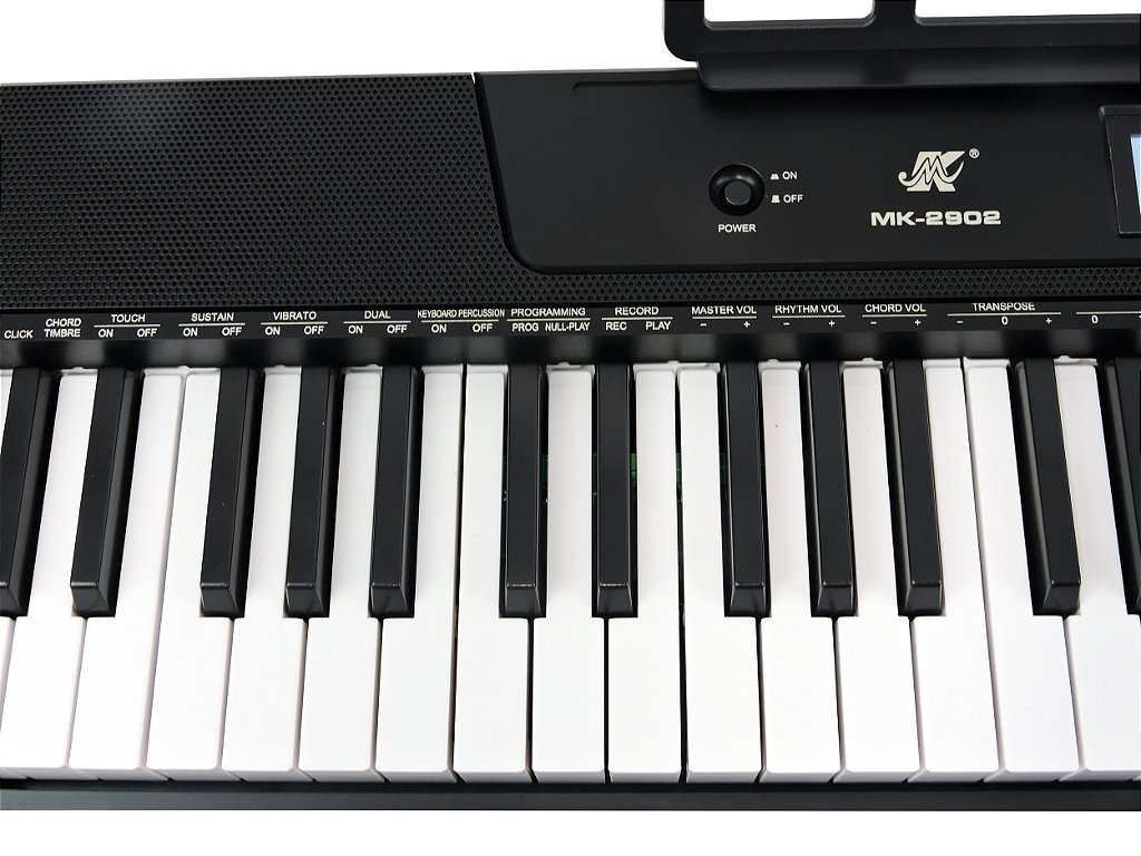 Teclado Musical Arranjador Meike 61 Teclas MK-2902 Midi - NewSons