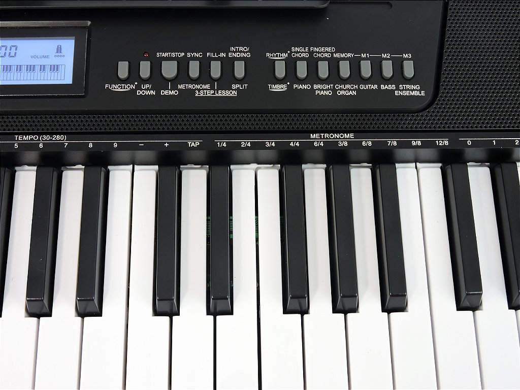 Teclado Musical Arranjador Meike 61 Teclas MK-2902 Midi - NewSons