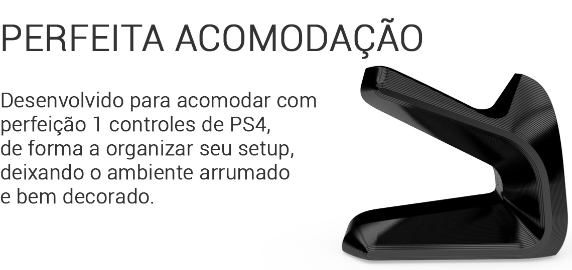 Kit Suporte Compatível com PS4 PRO + 1 Suportes de Controle - SPT Suportes  - Outros Games - Magazine Luiza