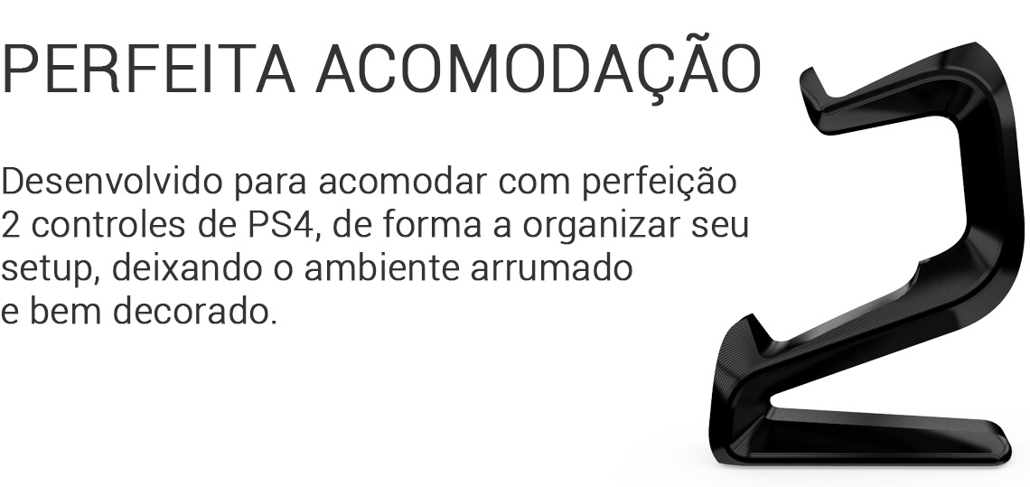 Suporte Para 2 Controles Playstation 5 Ps5 Apoio De Mesa Vn : : Games e Consoles