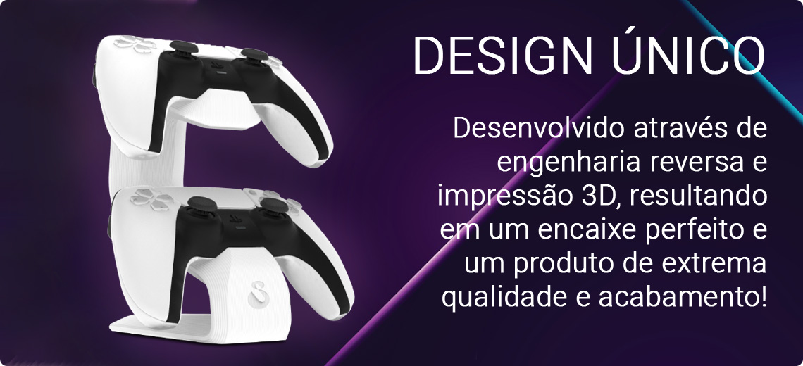 Suporte 2 Controles PS5 Playstation 5 Apoio de Mesa Double VN :  : Games e Consoles