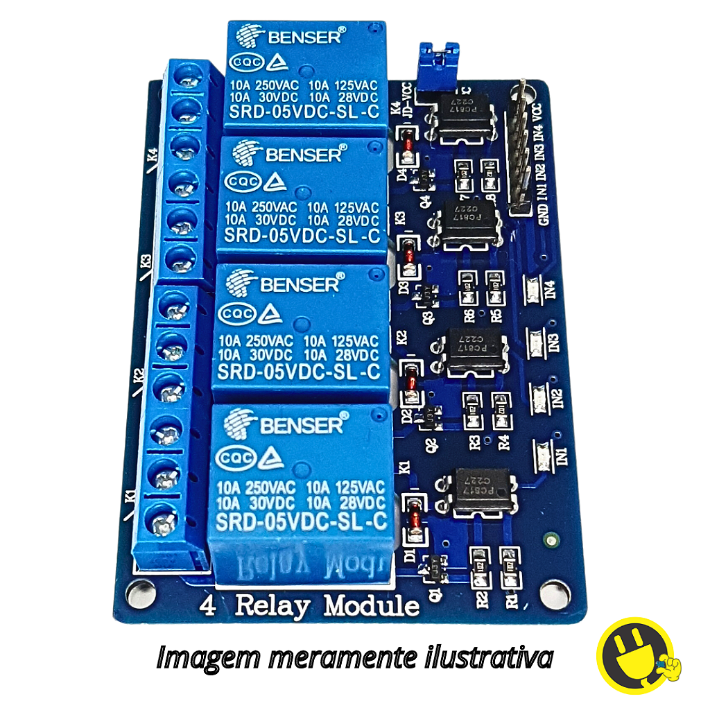 Módulo Relé rele 1 Canal 5v 220v –